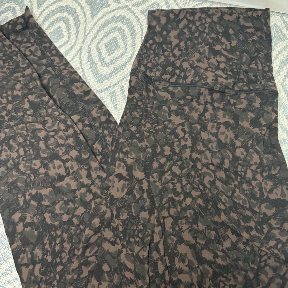 Stylish Brown Patterned Women's Pants